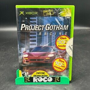 Project Gotham Racing XBOX (Microsoft Xbox, 2001) Complete W/ Manual